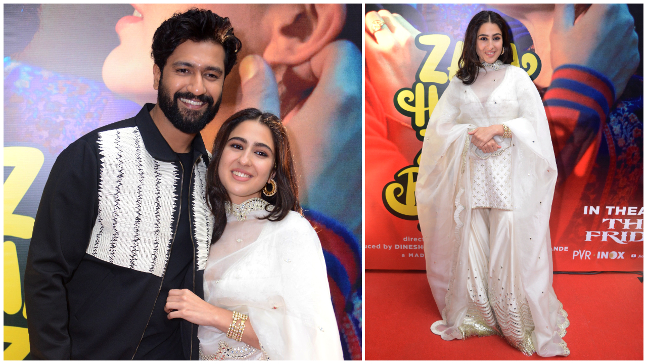 Sara Ali Khan tỏa sáng trong set đồ hơn 1 vạn Rs của Abhinav Mishra sharara trông rất phong cách lễ hội 
