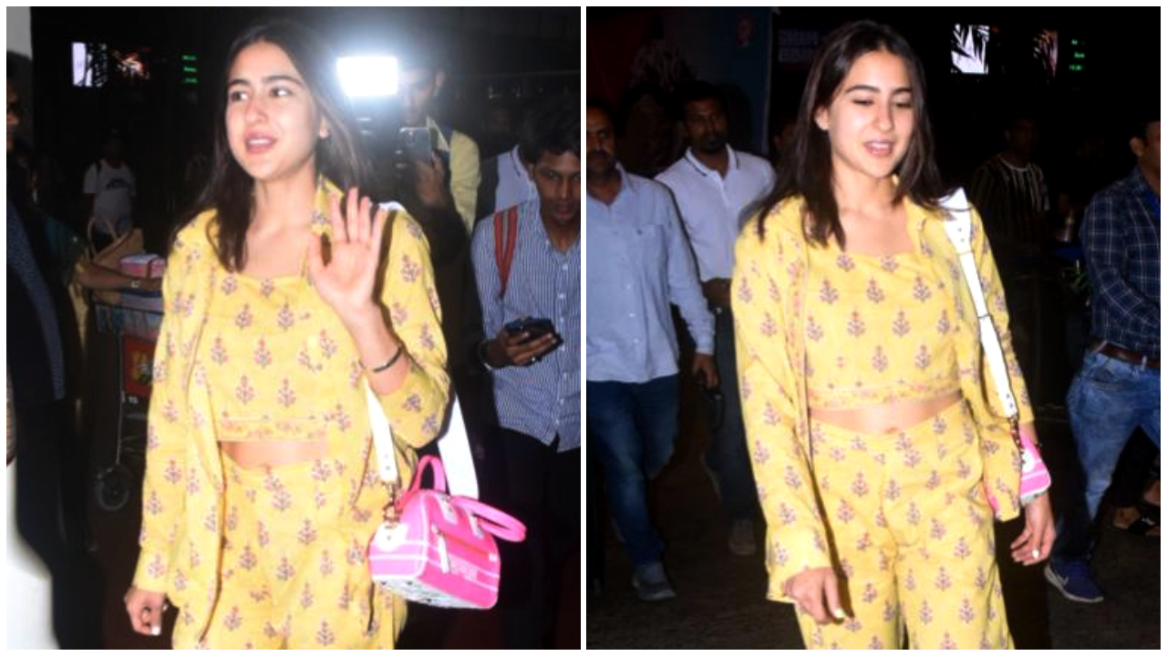 Sara Ali Khan thể hiện một cú đấm mạnh mẽ trong set đồ phối hợp sành điệu;  Bạn có đoán được giá không?