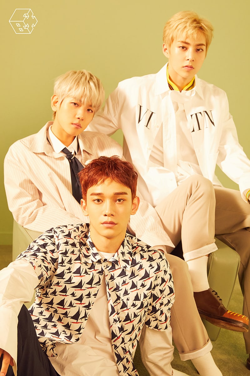 EXO's Chen, Baekhyun, Xiumin: lịch sự của SM Entertainment
