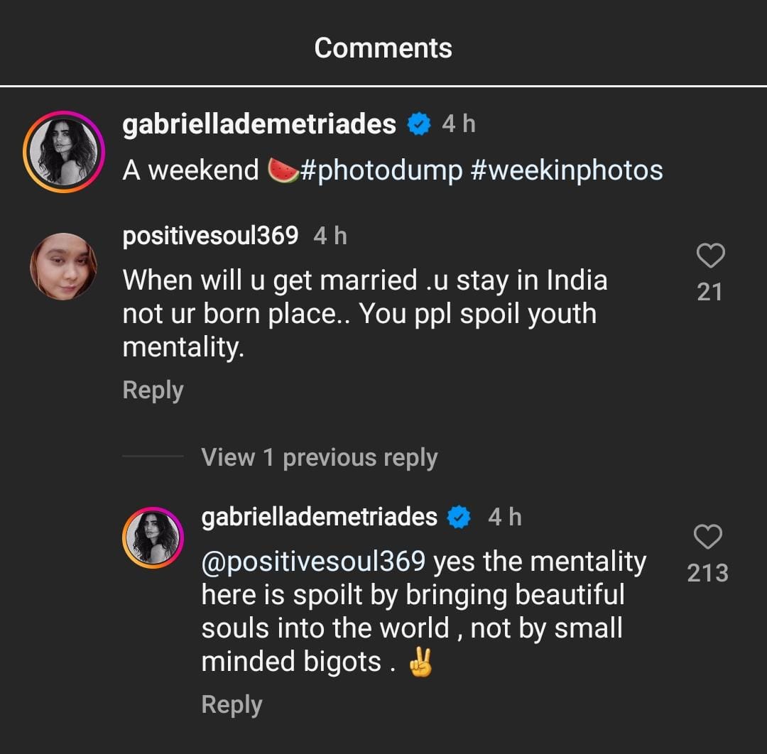 Comments on Gabriella Demetriades' post