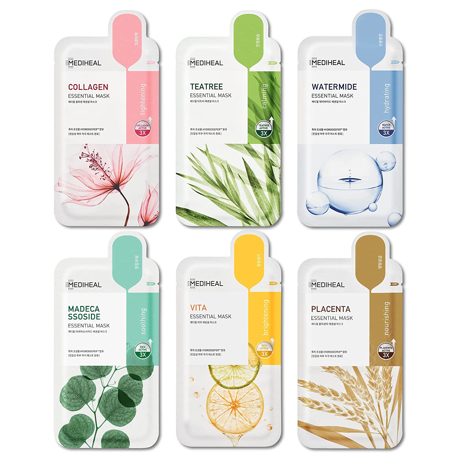 Mediheal Sheet Mask - 6 Count (Renewal) Mediheal Sheet Mask - 6 Count (Renewal)