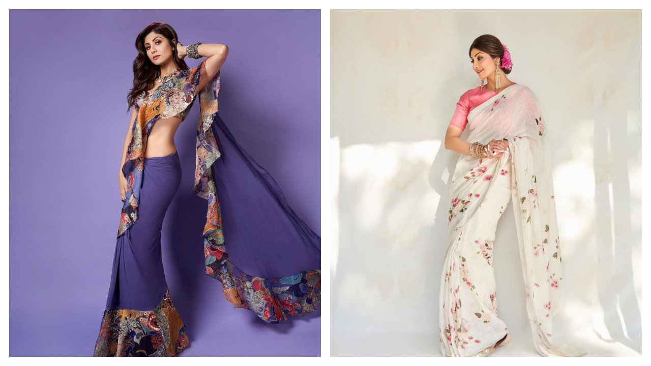 Sinh nhật của Shilpa Shetty: 6 diện mạo chứng minh bộ sưu tập saree của diva thật tuyệt vời