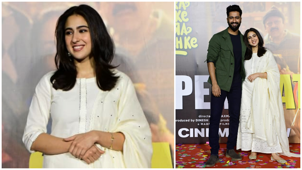 Bộ đồ kurta Libas của Sara Ali Khan trông rất đẹp về mặt dân tộc và có giá chưa đến 2 nghìn Rs 