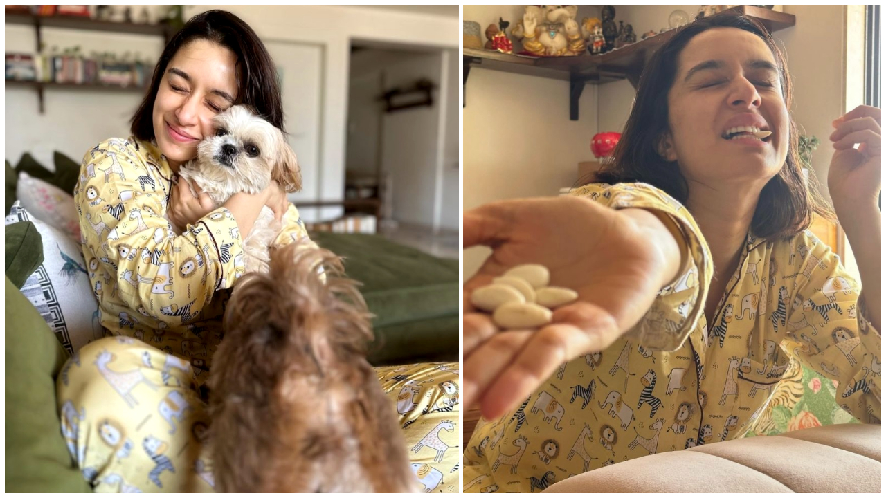 Shraddha Kapoor's animal print Midnight Closet pajama set is totally cute  and affordable; Check out its cost | PINKVILLA