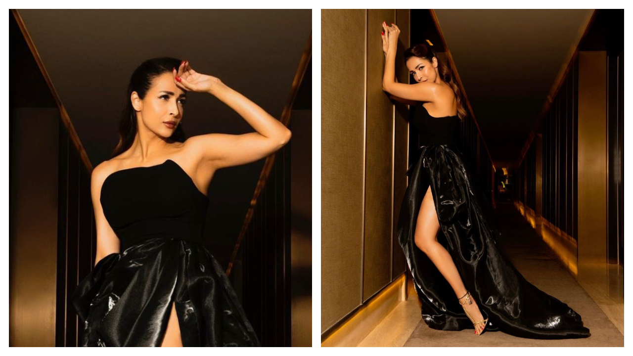 Malaika Arora toát lên vẻ thanh lịch vượt thời gian trong chiếc váy đen được thiết kế bởi Gaby Charbachy