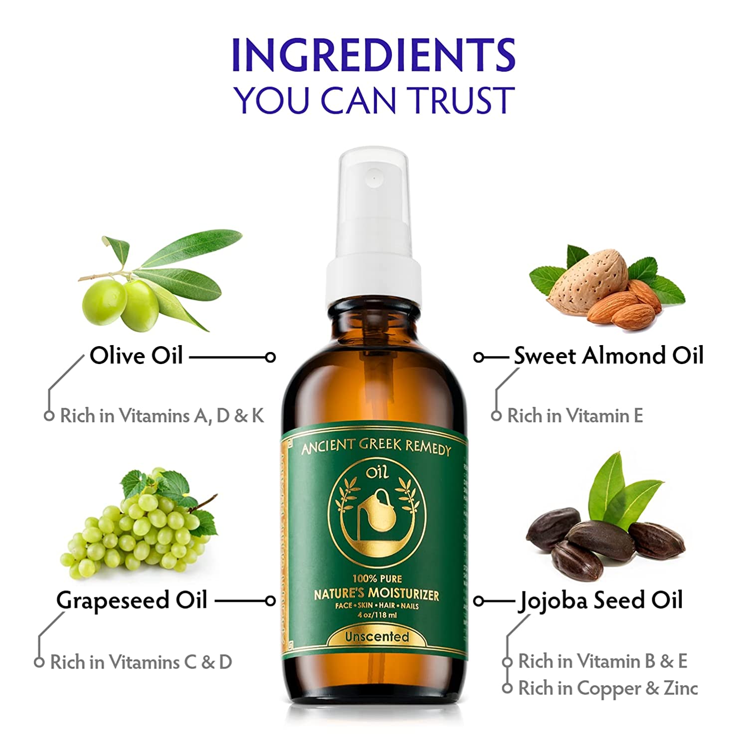 Ancient Greek Remedy Organic Skin Moisturizer