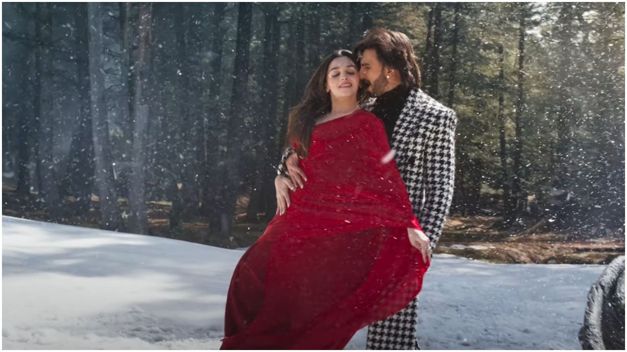 Alia Bhatt saree trong teaser Rocky Aur Rani Kii Prem Kahaani