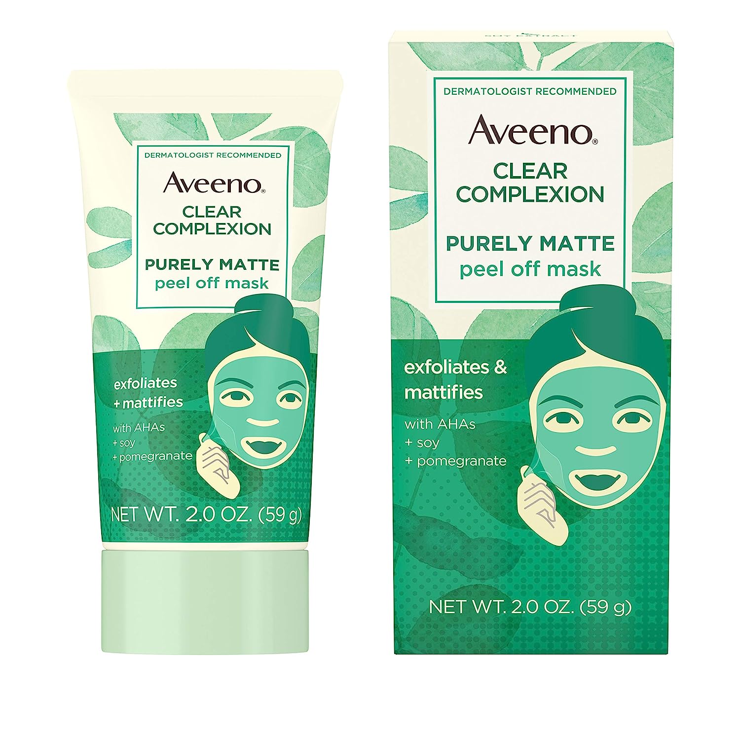 Aveeno CLEAR COMPLEXION PURELY MATTE peel off mask