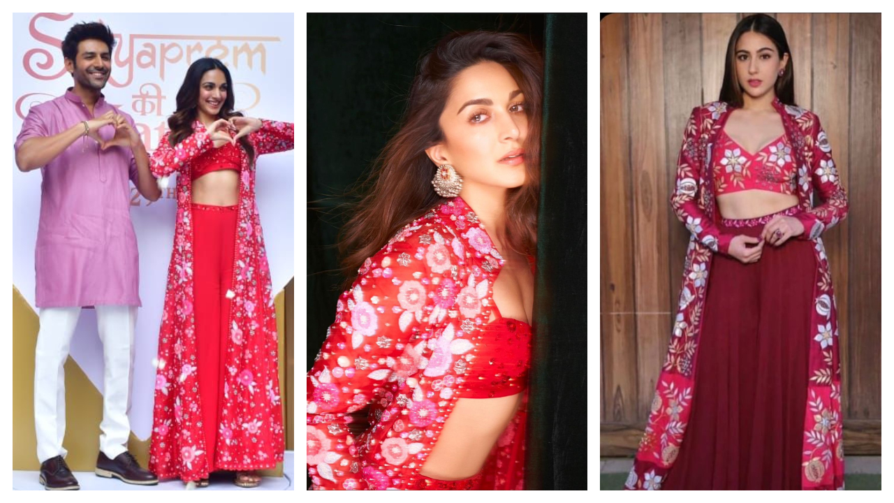 Gương mặt thời trang: Kiara Advani hoặc Sara Ali Khan;  Bộ đồng phục áo khoác Nachiket Barve của ai phù hợp hơn?