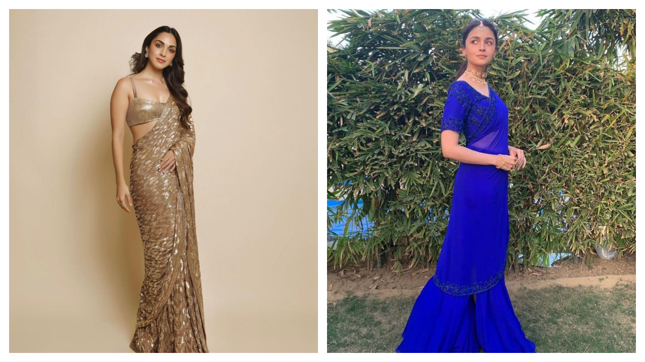 Alia Bhatt to Kiara Advani: 9 nữ diễn viên Bollywood đã khuấy động Manish Malhotra sarees với elan