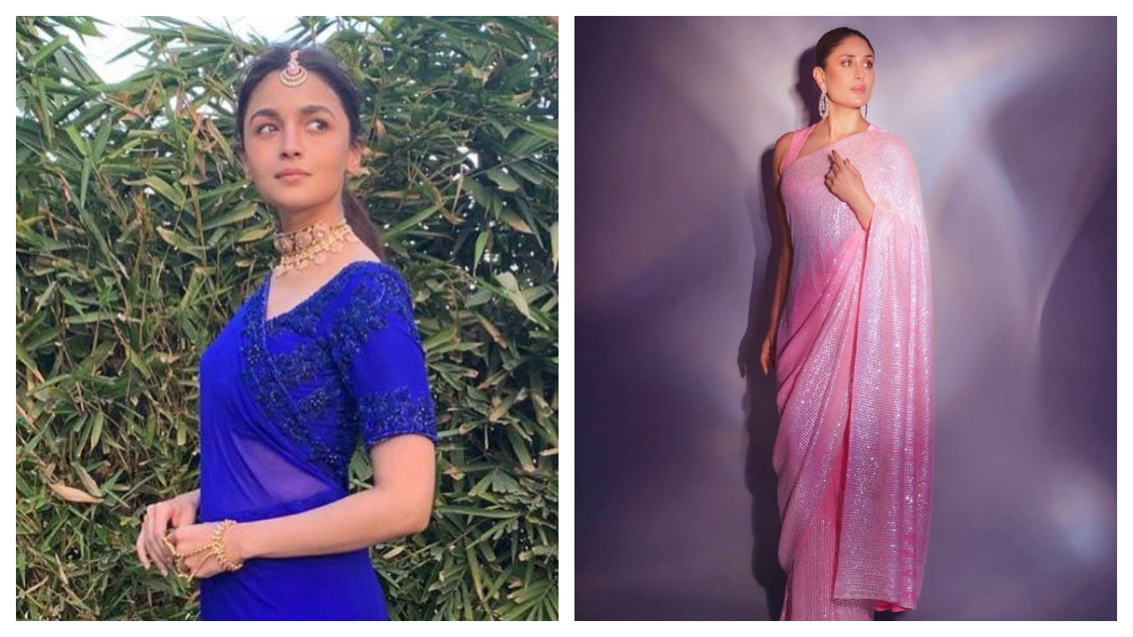 Alia Bhatt to Kiara Advani: 9 nữ diễn viên Bollywood đã khuấy động Manish Malhotra sarees với elan