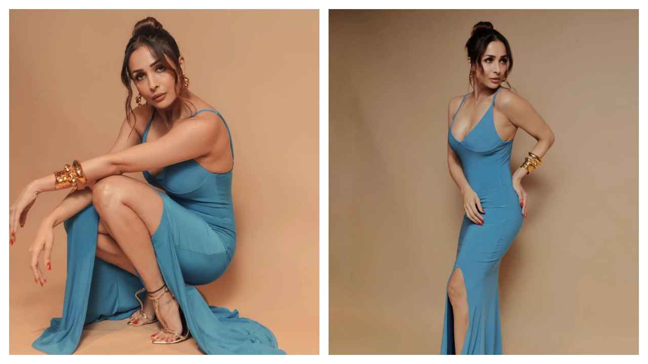 Malaika Arora trông như hình ảnh thu nhỏ của những giấc mơ trong chiếc váy màu xanh sang trọng 