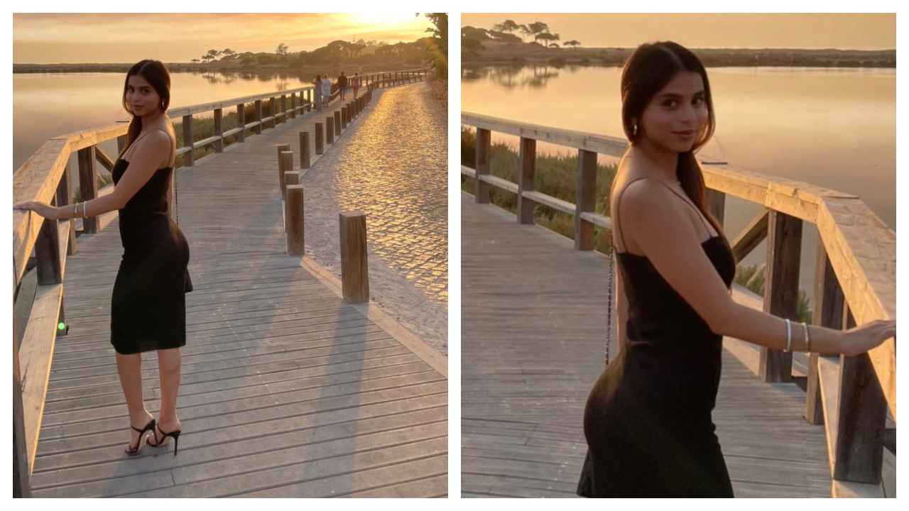 7 lần Suhana Khan diện đồ đen đẹp mê hồn