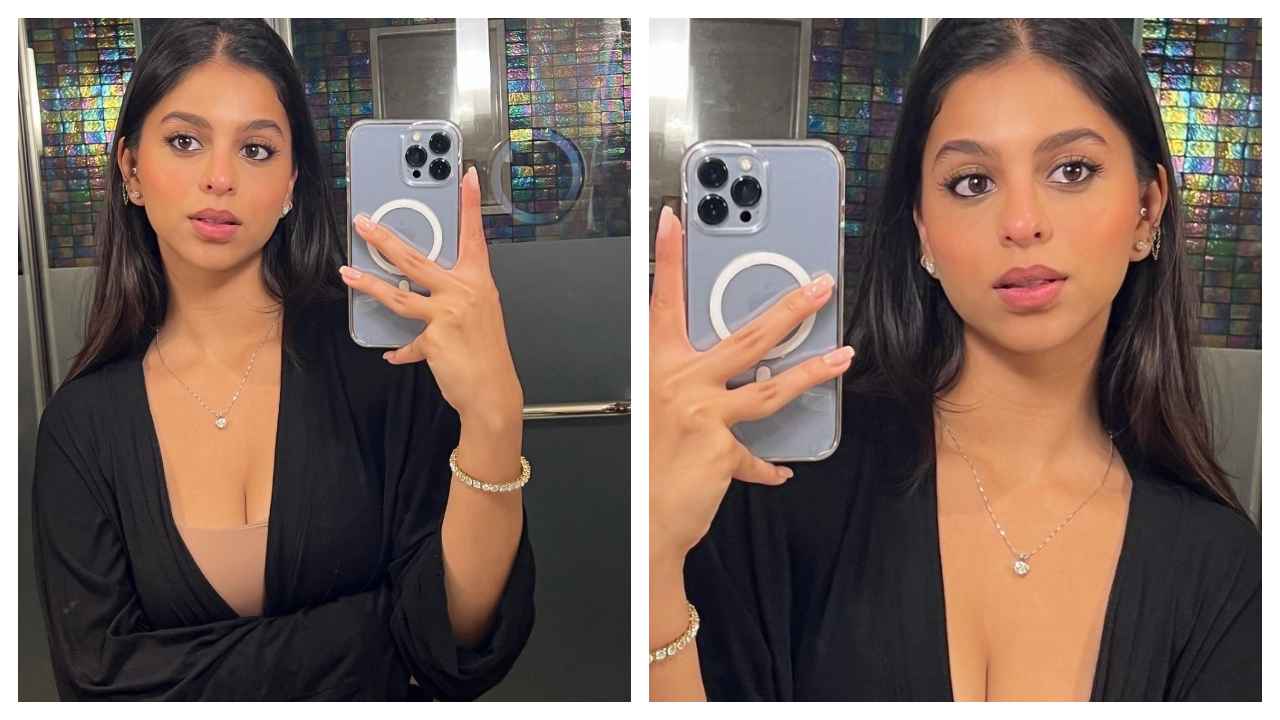 7 lần Suhana Khan diện đồ đen đẹp mê hồn