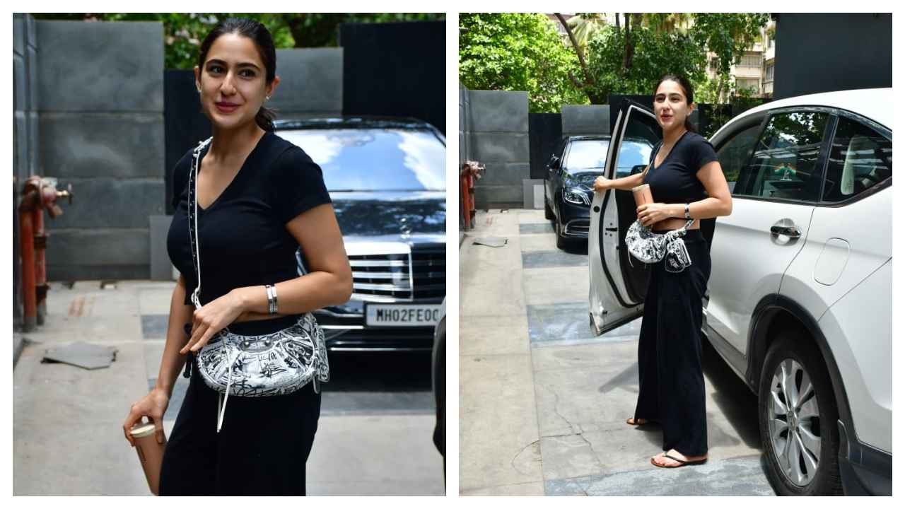 Sara Ali Khan comfortably shows off her classy Balenciaga bag that can  cover cost of a wedding; Check price | PINKVILLA