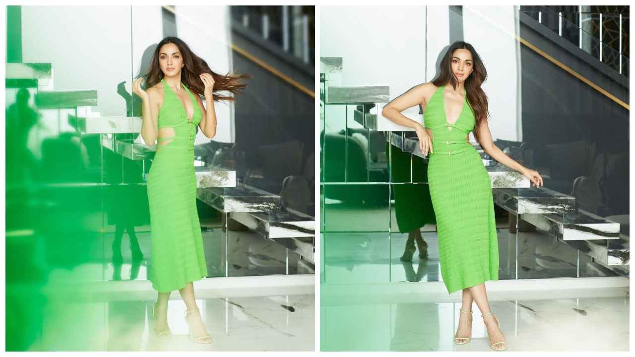 Kiara Advani proves love is ever-green in halter cutout dress from Cult Gaia;  Find out its price | PINKVILLA