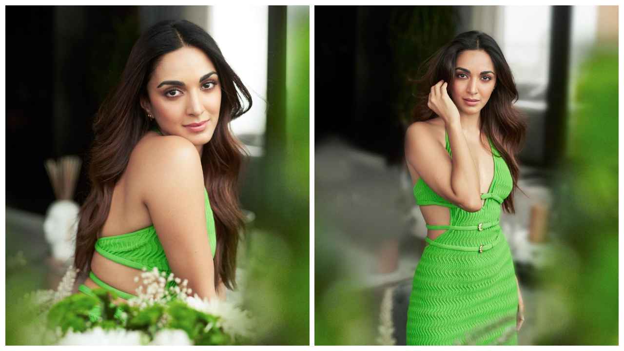 Kiara Advani proves love is ever-green in halter cutout dress from Cult Gaia;  Find out its price | PINKVILLA