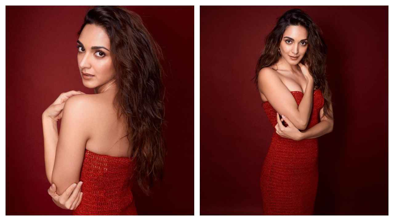 Kiara Advani thể hiện tình yêu màu đỏ của mình trong chiếc váy đơn sắc sành điệu của nhãn hiệu Magda Butrym;  HÌNH ẢNH bên trong