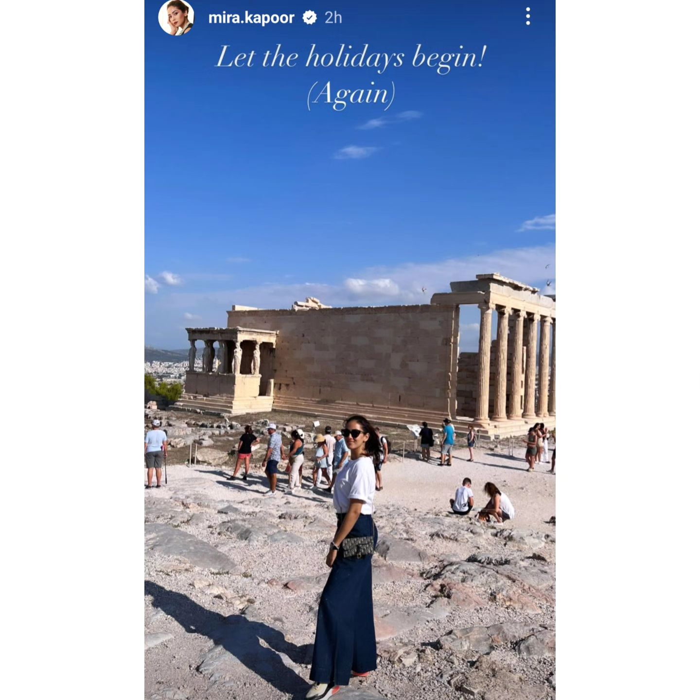 Câu chuyện trên Instagram của Mira Rajput