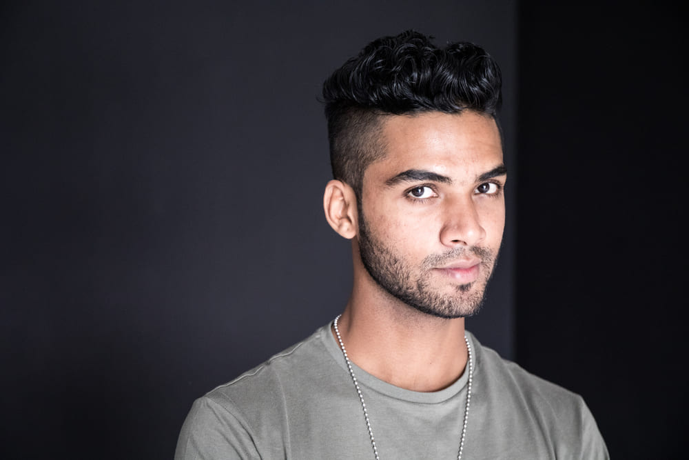 Short And Curly Pompadour