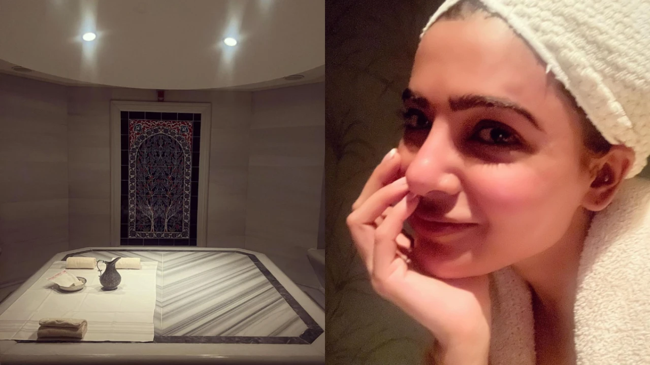 Samantha enjoys a Turkish bath in Istanbul; Here's everything you need to know about hammam spa (PC: Samantha Instagram) Samantha Ruth Prabhu