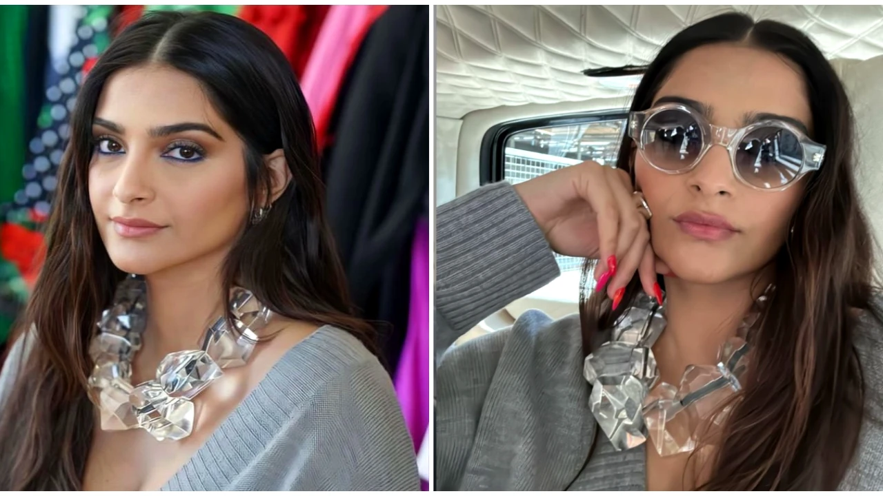 Sonam Kapoor takes over London streets in Edward Crutchley outfit, Monies  necklace for pre birthday look | PINKVILLA