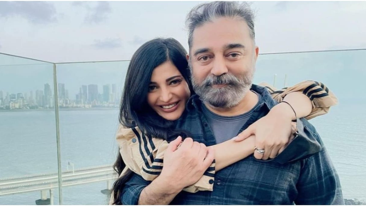 Shruti Haasan vibes to Vikram's song as she spends time with 'awesome person' Kamal Haasan 