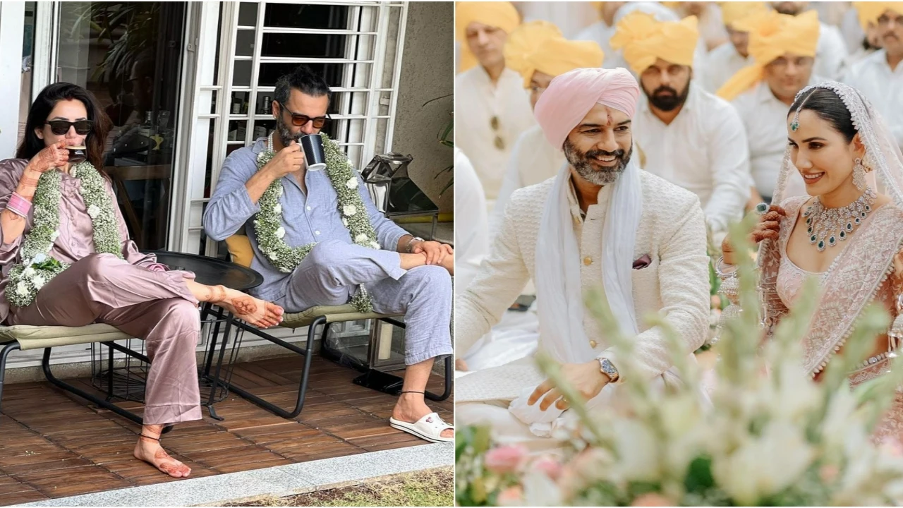 How did Sonnalli Seygall and Ashesh L Sajnani spend their first day of marriage? See PICS