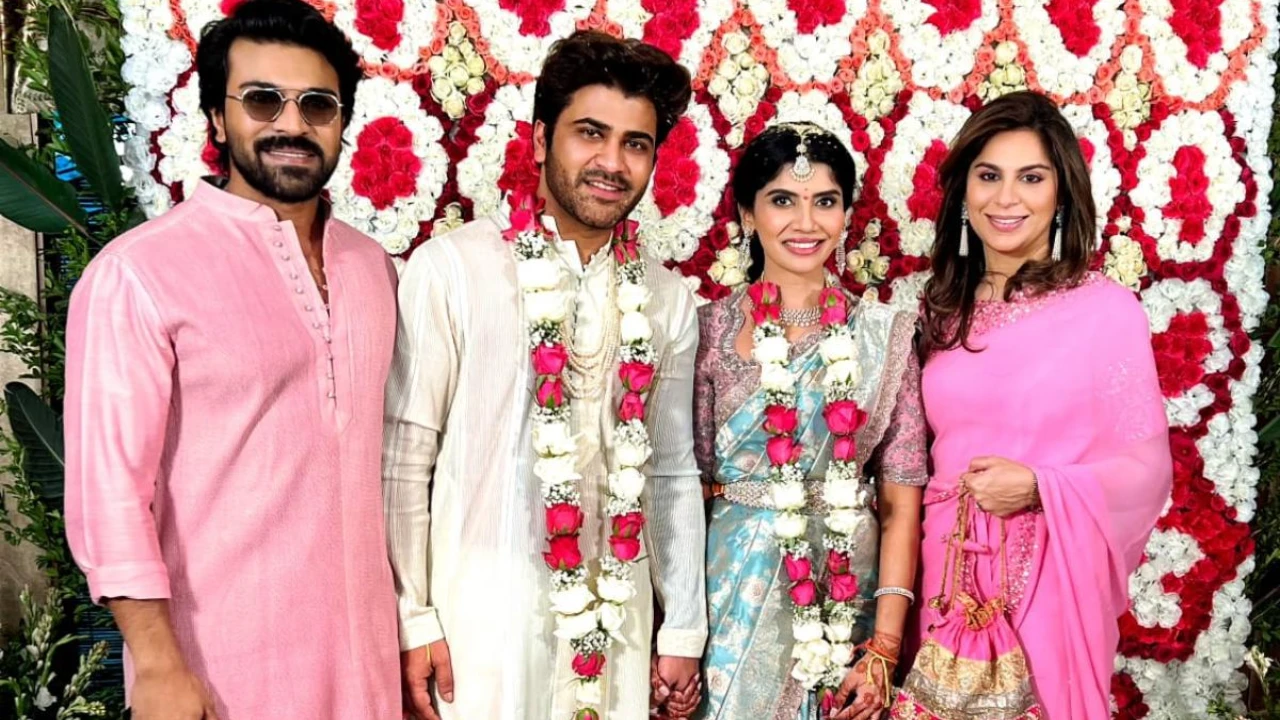 Sharwanand-Rakshita Reddy Sangeet: Groom dances on Chiranjeevi's Poonakalu Loading song, Ram Charan attends (PC: Magical Moments by Siva) Magical Moments by Siva