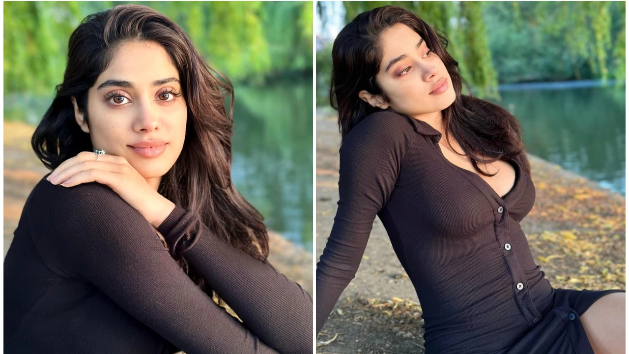 Janhvi Kapoor's Wilfred bodycon dress looks like a steal for date nights;  Know its price | PINKVILLA