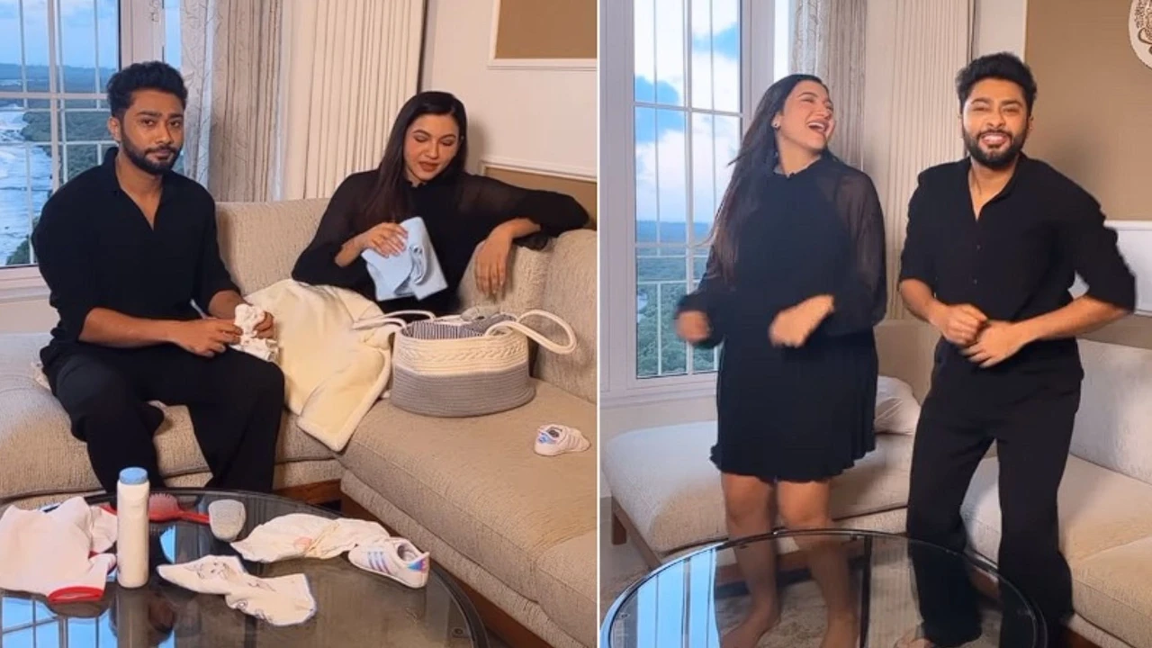 WATCH: Gauahar Khan and Zaid Darbar enjoy the ‘beauty of life’ before and after having a baby