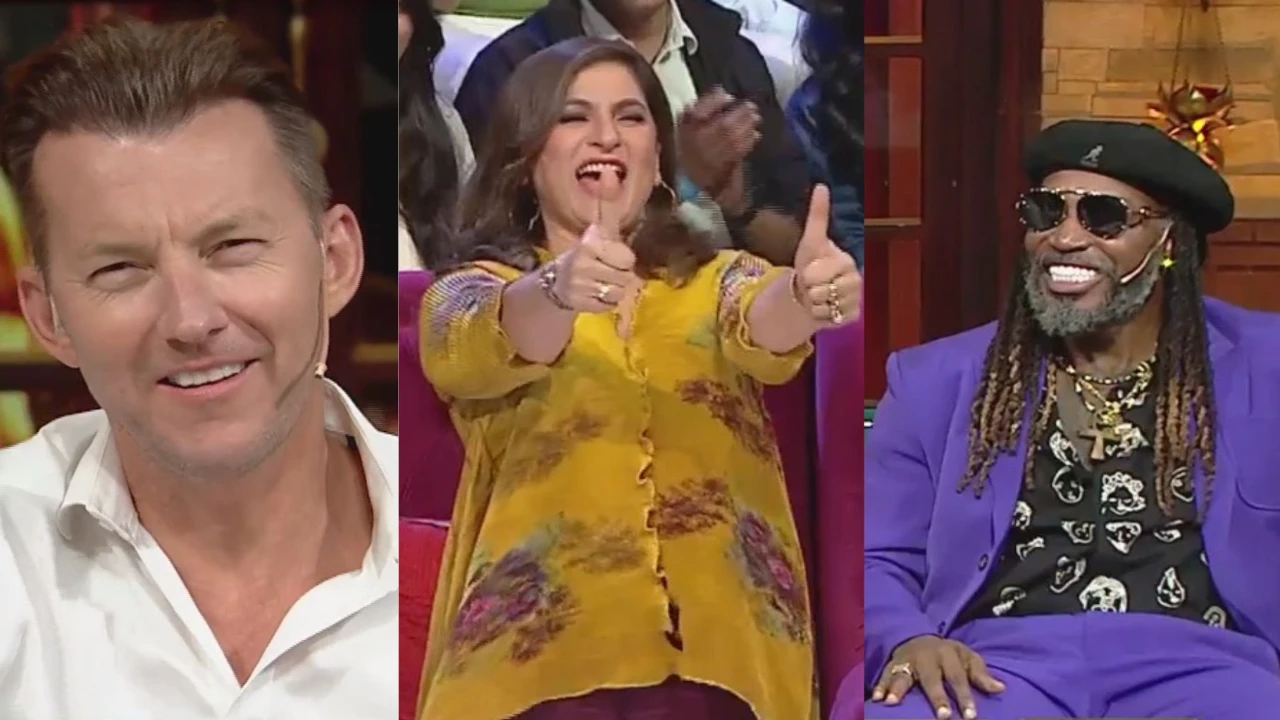 Chris Gayle and Brett Lee will grace The Kapil Sharma Show in the upcoming episode Chris Gayle and Brett Lee