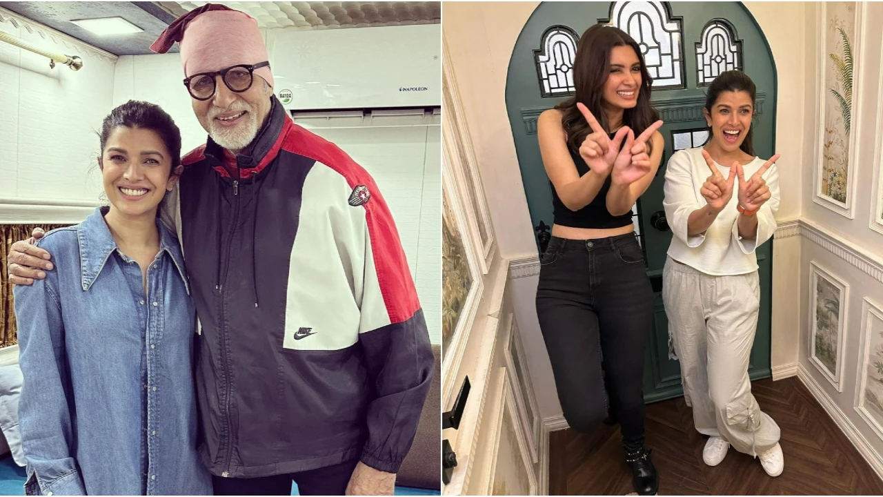 Nimrat Kaur shares happy pics with Amitabh Bachchan, Diana Penty as she wraps up Section 84 shoot