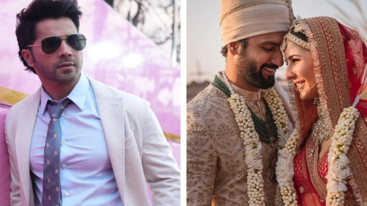 Vicky Kaushal blushes as Varun Dhawan reminds him he married 'India's most massy actress' Katrina Kaif Image credit: Instagram