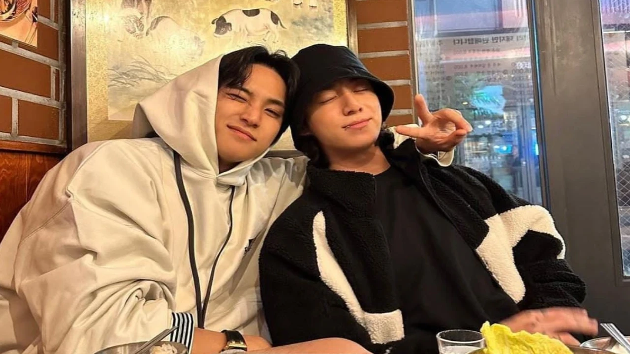 Mingyu, Jungkook: courtesy of Mingyu's Instagram Mingyu, Jungkook: courtesy of Mingyu's Instagram
