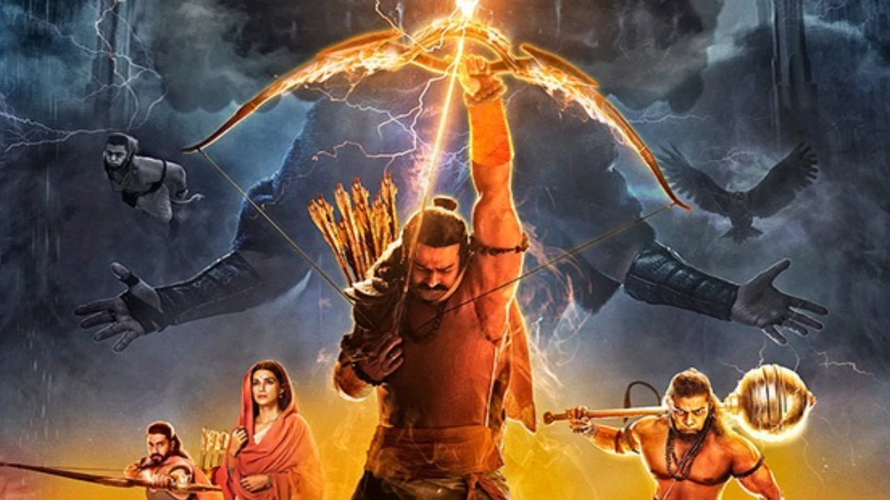 Adipurush is seeing big drops each day. The 6th day hindi nett collections are just Rs 3.5 crores (Credit: T-Series) Prabhas