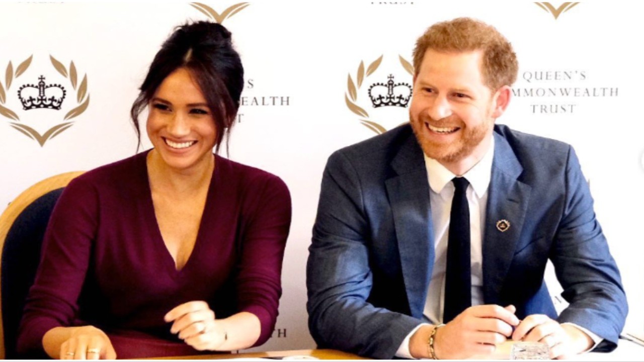 Prince Harry with wife Meghan Markle (Image via Instagram/sussexroyals)