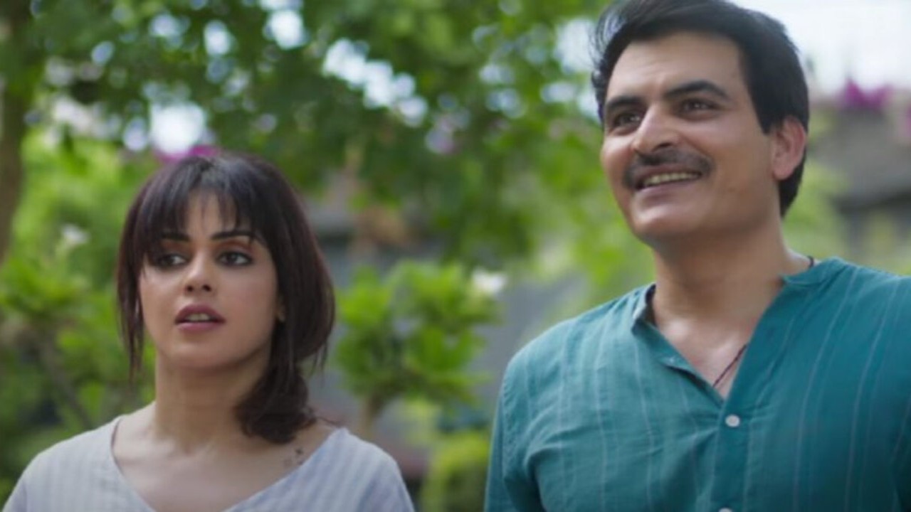 Trial Period is now streaming on Jio Cinema (Credit: Jio Studios) Genelia Deshmukh, Manav Kaul