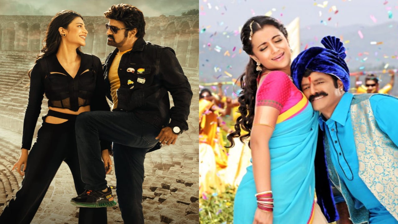 Balakrishna and female actors' unusual age gap; A normalised concept of old actors romancing young heroines