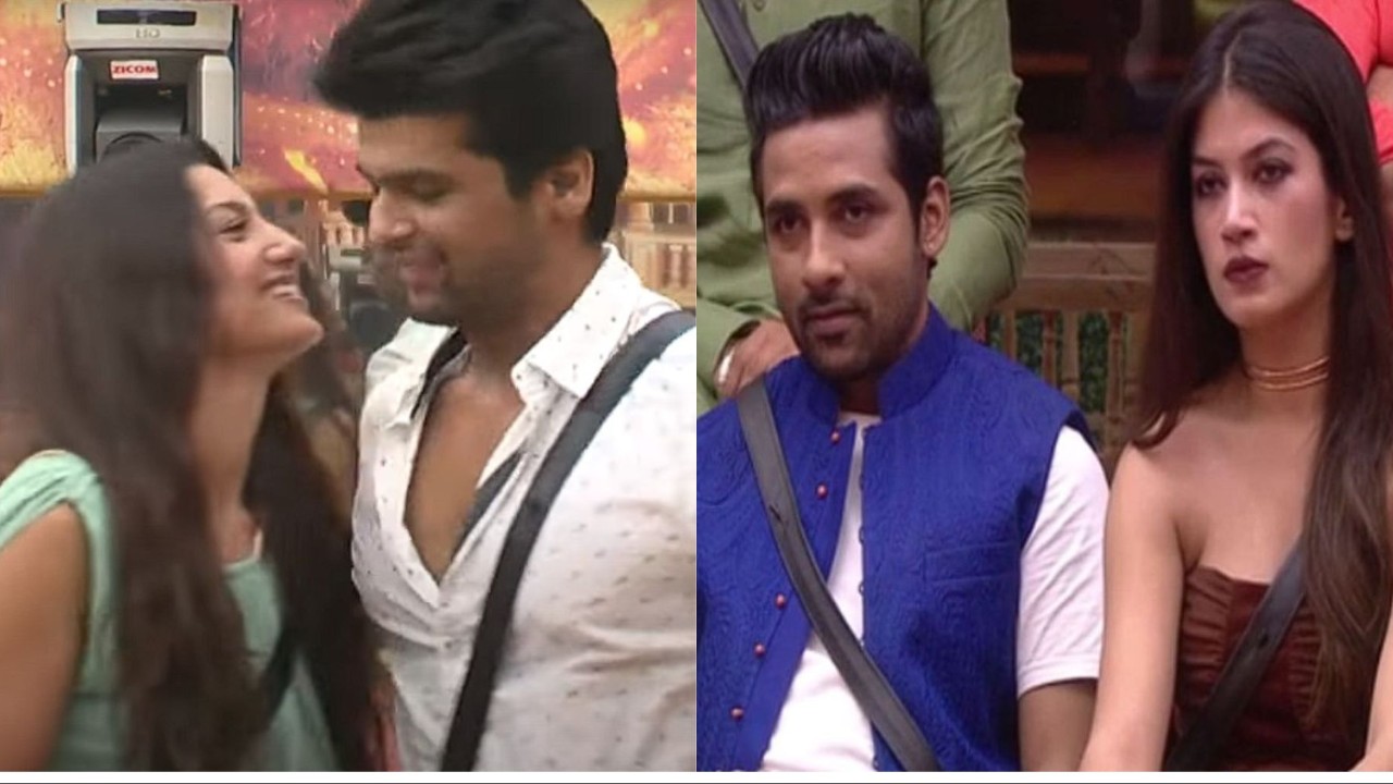 Gauahar Khan-Kushal Tandon and Bandgee Kallra-Puneesh Sharma were popular Bigg Boss couples who separated (PC: Colors TV YouTube) Gauahar Khan-Kushal Tandon and Bandgee Kallra-Puneesh Sharma