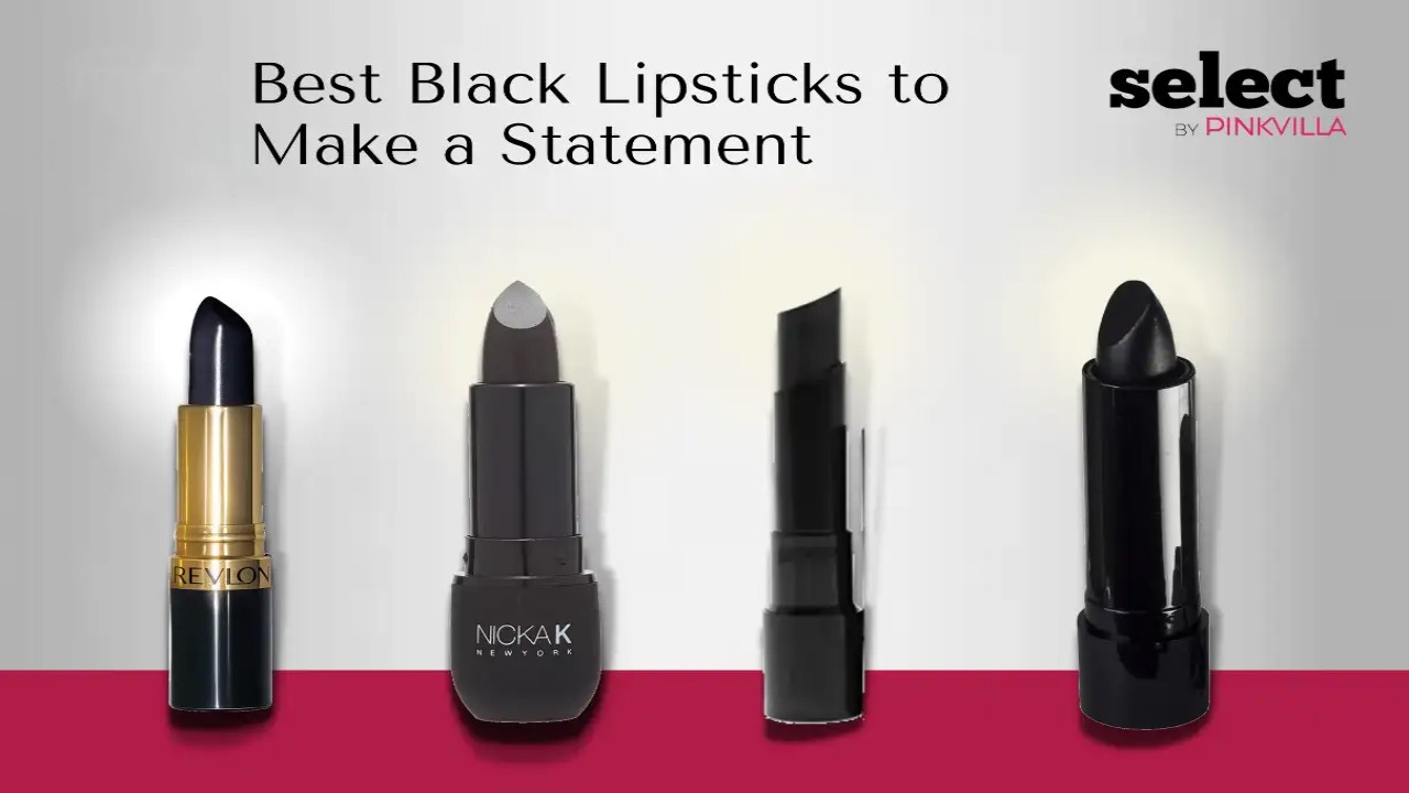 13 Best Black Lipsticks to Make a Statement at Party