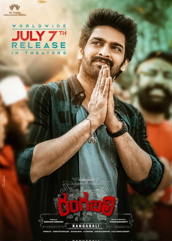 Naga Shaurya's Telugu film Rangabali release in July 2023