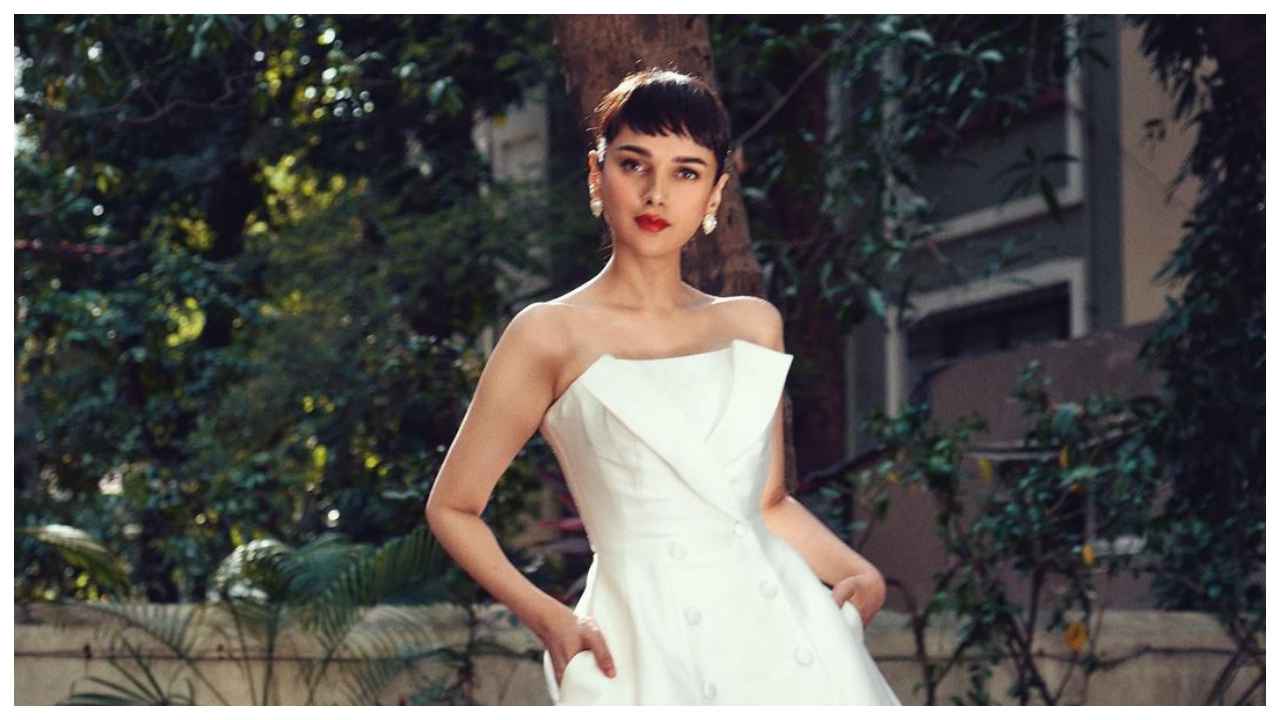 Aditi Rao Hydari looks serene as she pays homage to Audrey Hepburn in timeless  white gown by John Paul Ataker | PINKVILLA