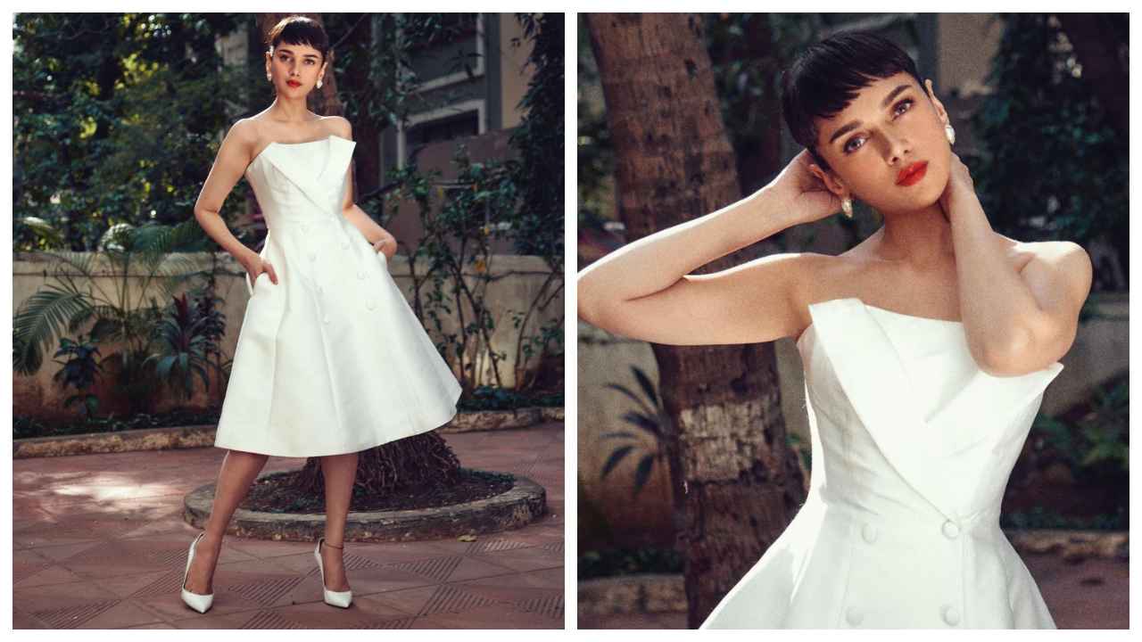 Aditi Rao Hydari looks serene as she pays homage to Audrey Hepburn in timeless  white gown by John Paul Ataker | PINKVILLA