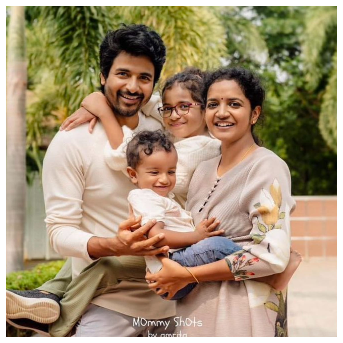 Sivakarthikeyan shares family portraits on son Gugan's birthday; Holds his kids and wife close in arms, see PICS