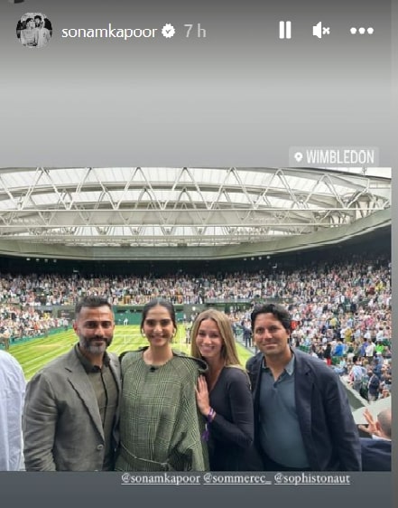 PICS: Sonam Kapoor enjoys Wimbledon with Anand Ahuja; Nick Jonas arrives with Priyanka Chopra’s mom