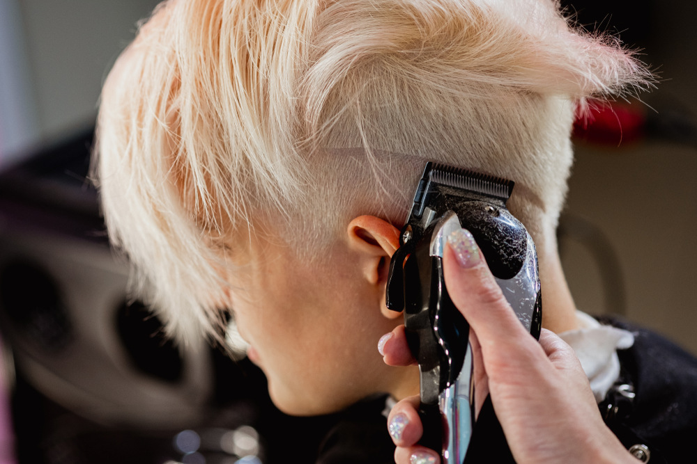 Edgy short pixie cuts
