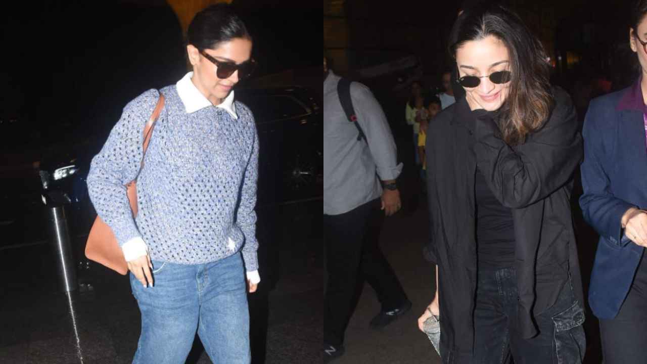 Airport looks with a side of sass: Deepika Padukone, Alia Bhatt opt for baggy  pants with stylish ensembles | PINKVILLA