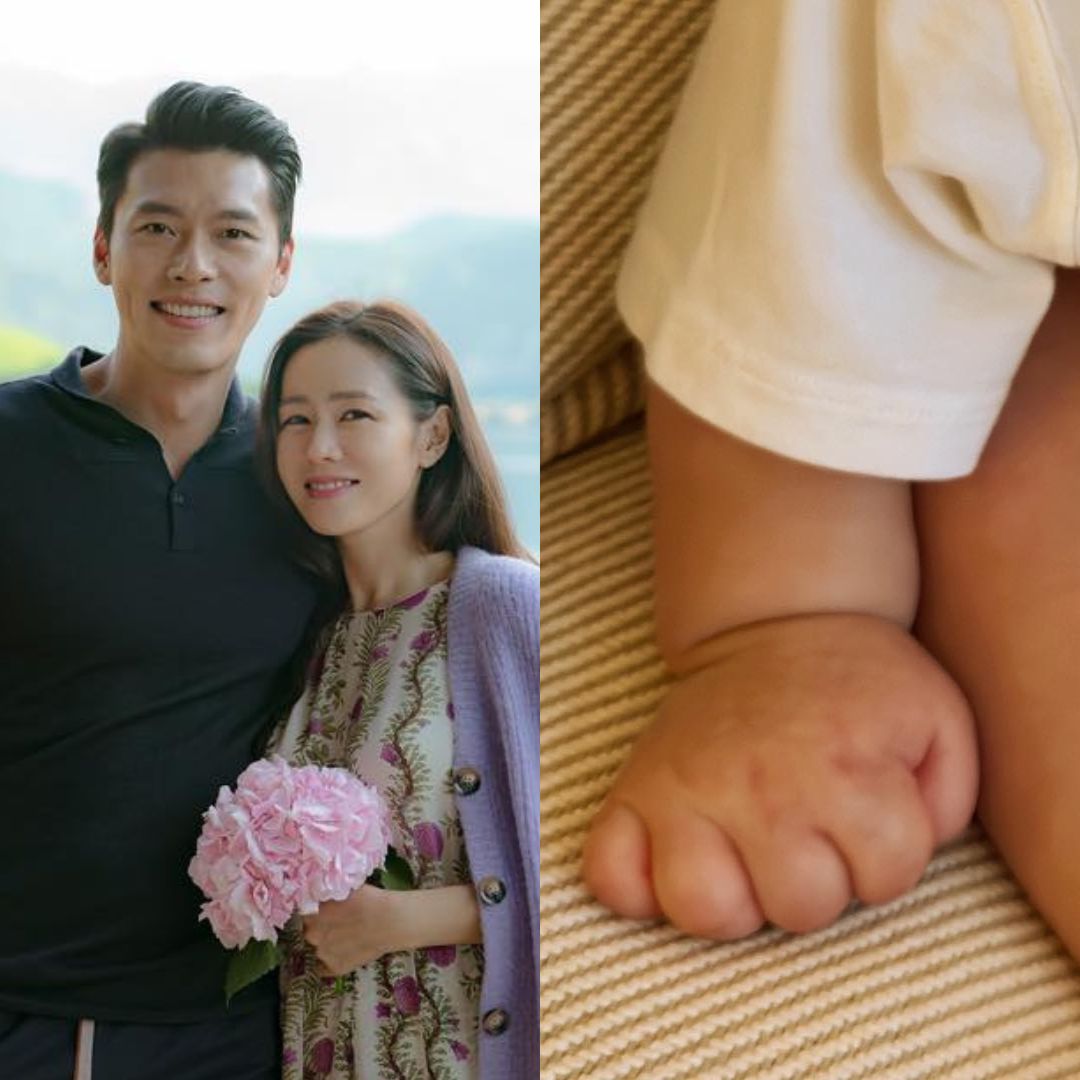 Son Ye Jin shares new photo of her and husband Hyun Bin's baby boy; Compares him with the fist of her pet dog Son Ye Jin shares new photo of her and husband Hyun Bin's baby boy; Compares him with the fist of her pet dog