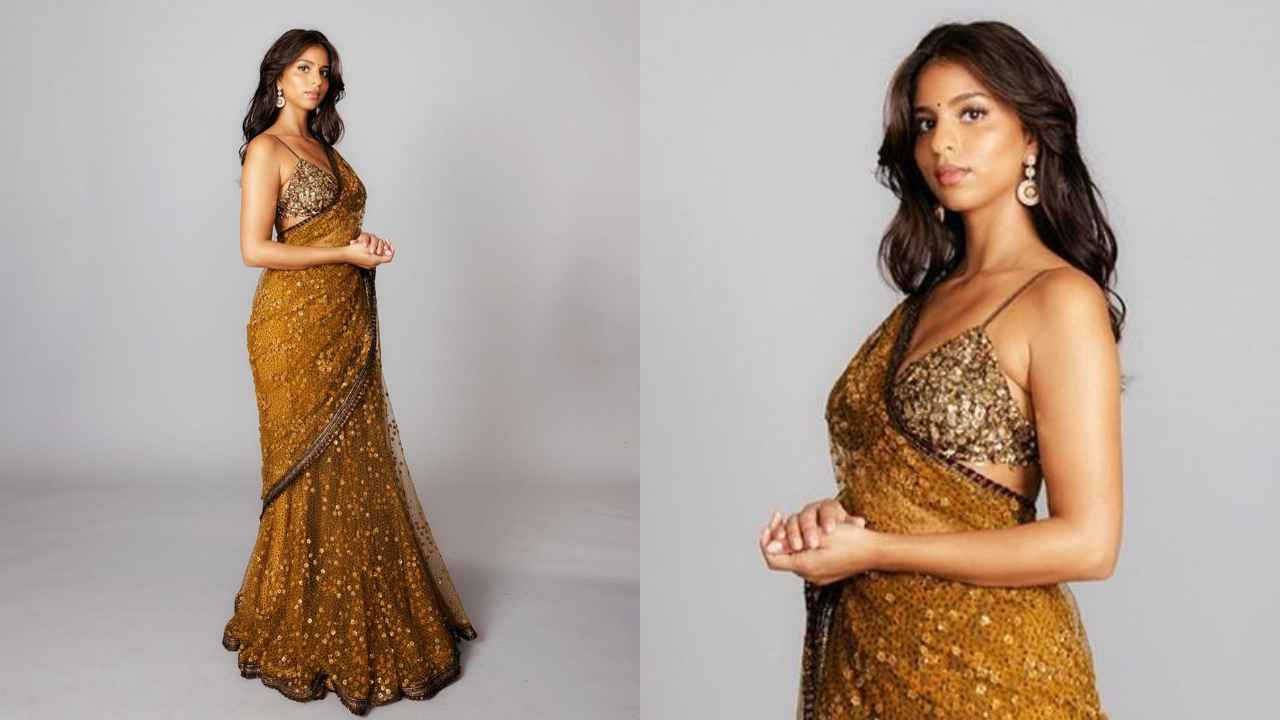 4 times Suhana Khan proved that she is the new desi girl with her beyond-exquisite  sarees | PINKVILLA